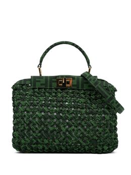 Fendi Pre-Owned: Зелёная сумка 