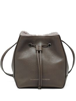 Brunello Cucinelli: Коричневая сумка 