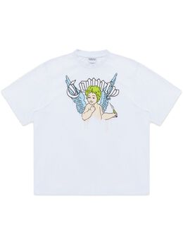 Marcelo Burlon County of Milan: Белая футболка 