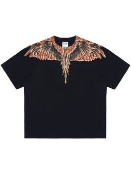 Marcelo Burlon County of Milan: Чёрная футболка 