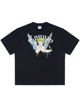 Marcelo Burlon County of Milan: Чёрная футболка 