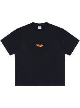 Marcelo Burlon County of Milan: Чёрная футболка 