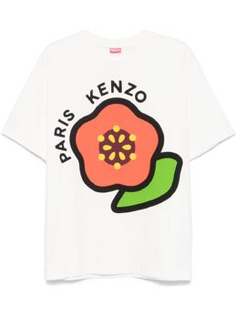 Kenzo: Белая футболка 