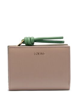 LOEWE: Бежевый кошелёк 