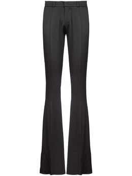 Balmain: Чёрные брюки 