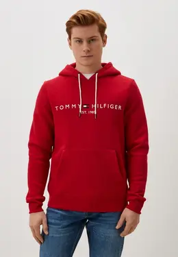 Tommy Hilfiger: Красная толстовка 