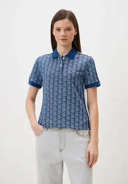 Lacoste: Синее поло 