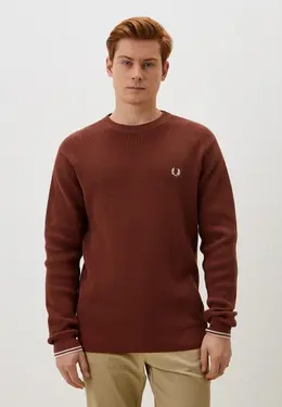 Fred Perry: Коричневый свитер 