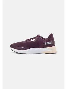 PUMA: Бордовые кроссовки 