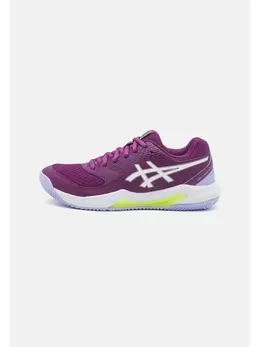 Asics: Фиолетовые кроссовки 