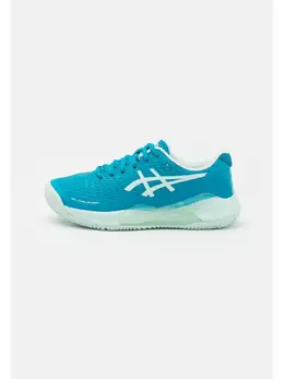 Asics: Голубые кроссовки 