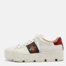 Gucci: Белые кроссовки  Ace