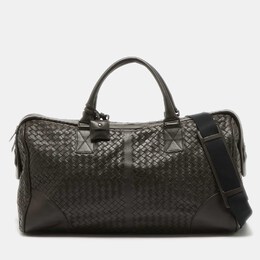 Bottega Veneta: Тёмная сумка  Intrecciato