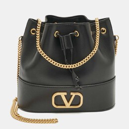 Valentino: Чёрная сумка  VLogo