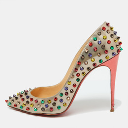 Christian Louboutin: Бежевые туфли  Pigalle