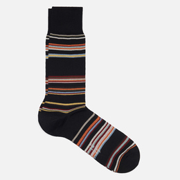 Paul Smith: Чёрные носки  Signature Stripe