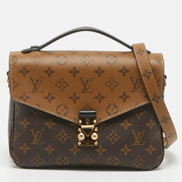 Louis Vuitton: Коричневая сумка  Pochette