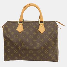 Louis Vuitton: Коричневая сумка  Speedy 30