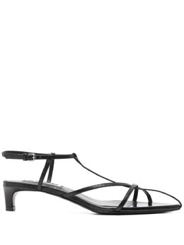 Jil Sander: Чёрные сандалии 