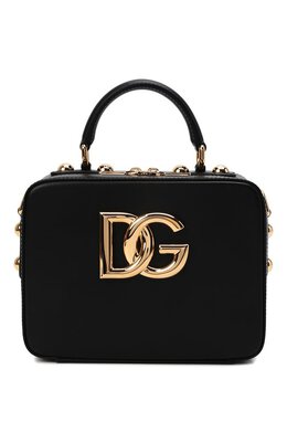 Dolce & Gabbana: Чёрная сумка 