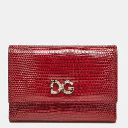 Dolce & Gabbana: Красный кошелёк  DG