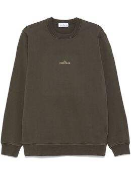 Stone Island: Свитшот с принтом 