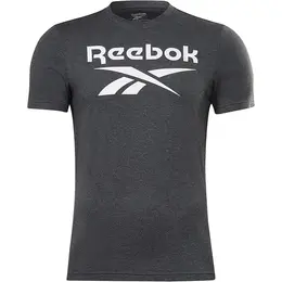 Reebok: Тёмная футболка 