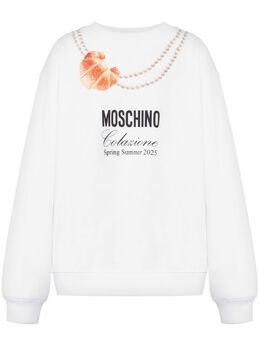 Moschino: Свитшот с принтом 