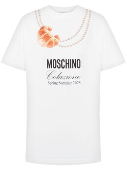 Moschino: Футболка с принтом 