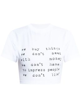 VETEMENTS: Футболка с принтом 