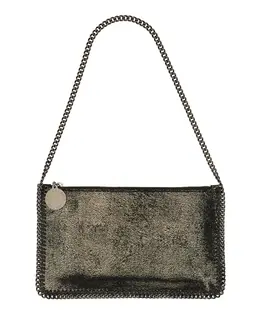 Stella McCartney: Чёрный клатч  Falabella