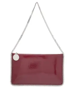 Stella McCartney: Бордовая сумка  Falabella