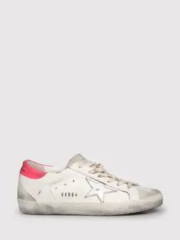 Golden Goose: Серебристые кроссовки  Super Star