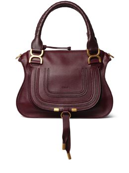 CHLOÉ: Фиолетовая сумка  Marcie