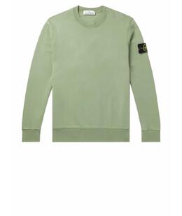 STONE ISLAND: Зелёная толстовка 