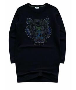 KENZO: Чёрная толстовка 