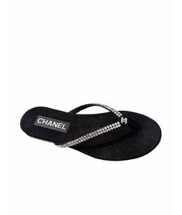 CHANEL: Шлёпанцы 