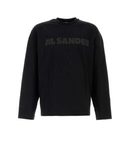 JIL SANDER: Чёрный свитшот 