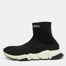 Balenciaga: Чёрные кроссовки  Speed Trainer