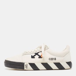 Off-White: Белые кроссовки 