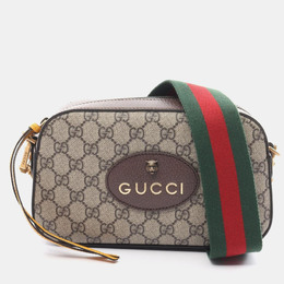 Gucci: Бежевая сумка  GG