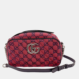 Gucci: Красная сумка  GG Marmont