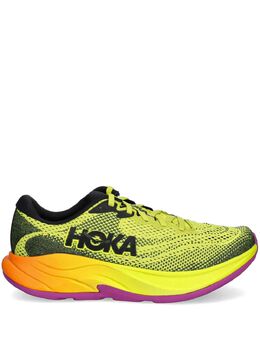 HOKA: Жёлтые кроссовки 