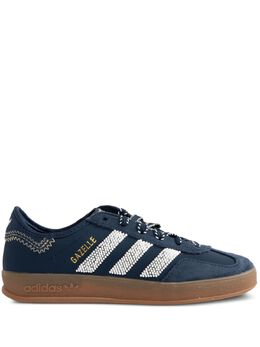 adidas: Синие кроссовки  Gazelle