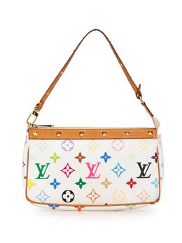 Louis Vuitton Pre-Owned: Белая сумка 