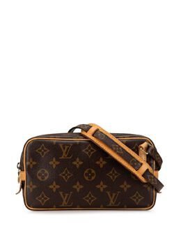 Louis Vuitton Pre-Owned: Коричневая сумка через плечо 