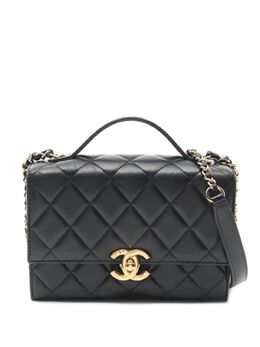 CHANEL Pre-Owned: Золотая сумка 