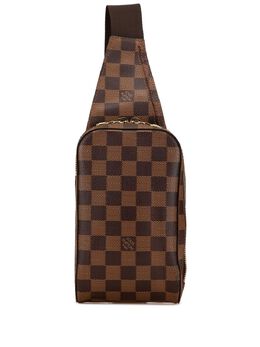 Louis Vuitton Pre-Owned: Коричневая сумка через плечо 