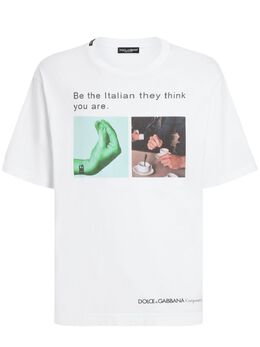 Dolce & Gabbana: Футболка  T с принтом
