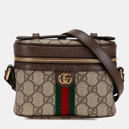 Gucci: Бежевая сумка  GG Supreme